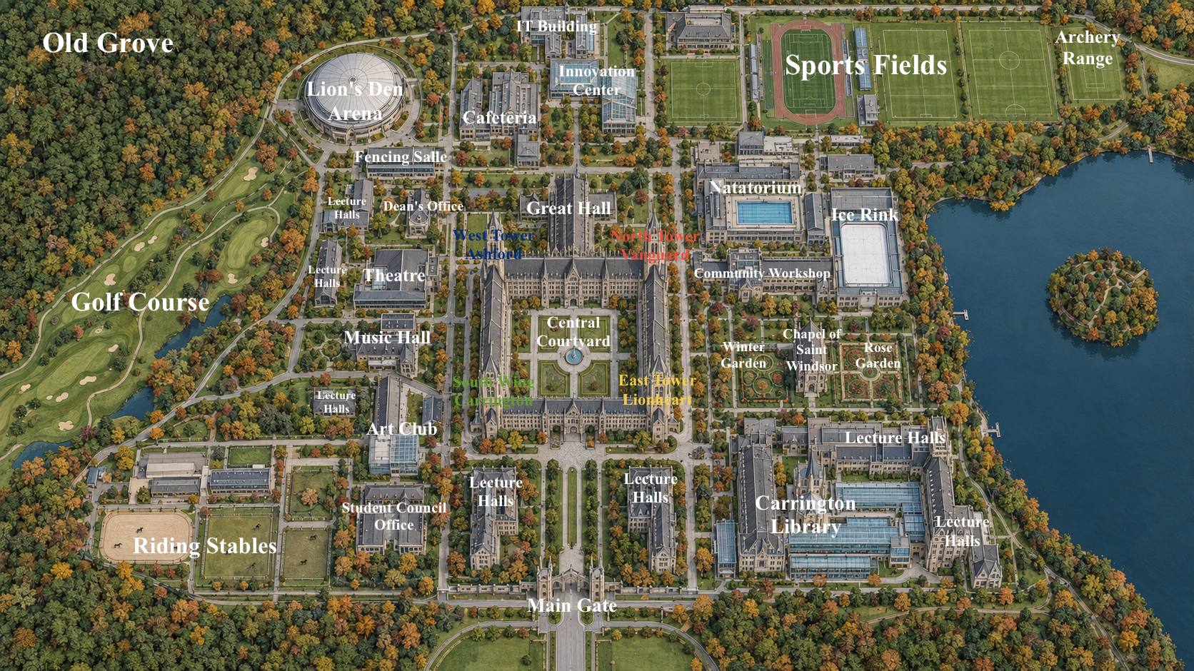 Map of Windsor Academy