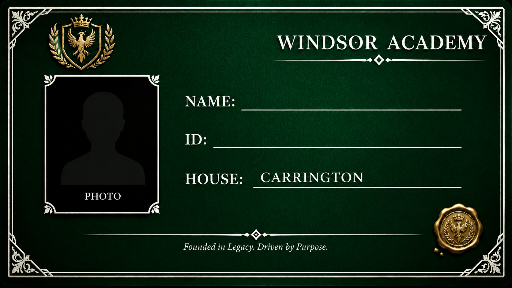 Carrington ID card